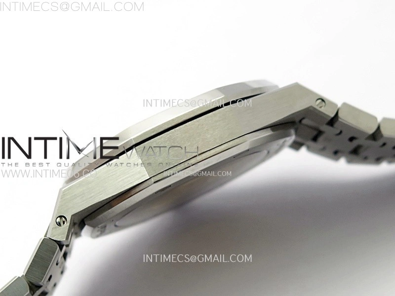 Royal Oak 37mm 15450 SS IPF 1:1 Best Edition Blue Dial on SS Bracelet SA3120 Super Clone