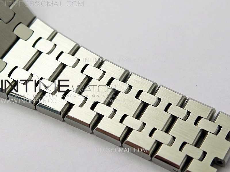 Royal Oak 37mm 15450 SS IPF 1:1 Best Edition Blue Dial on SS Bracelet SA3120 Super Clone