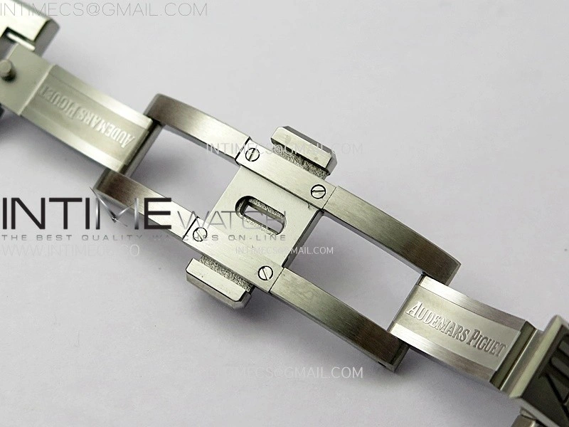 Royal Oak 37mm 15450 SS IPF 1:1 Best Edition Blue Dial on SS Bracelet SA3120 Super Clone