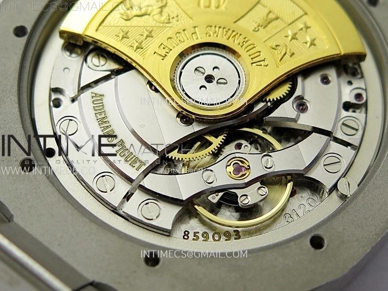 Royal Oak 37mm 15450 SS IPF 1:1 Best Edition Blue Dial on SS Bracelet SA3120 Super Clone