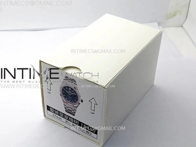 Royal Oak 37mm 15450 SS IPF 1:1 Best Edition Blue Dial on SS Bracelet SA3120 Super Clone
