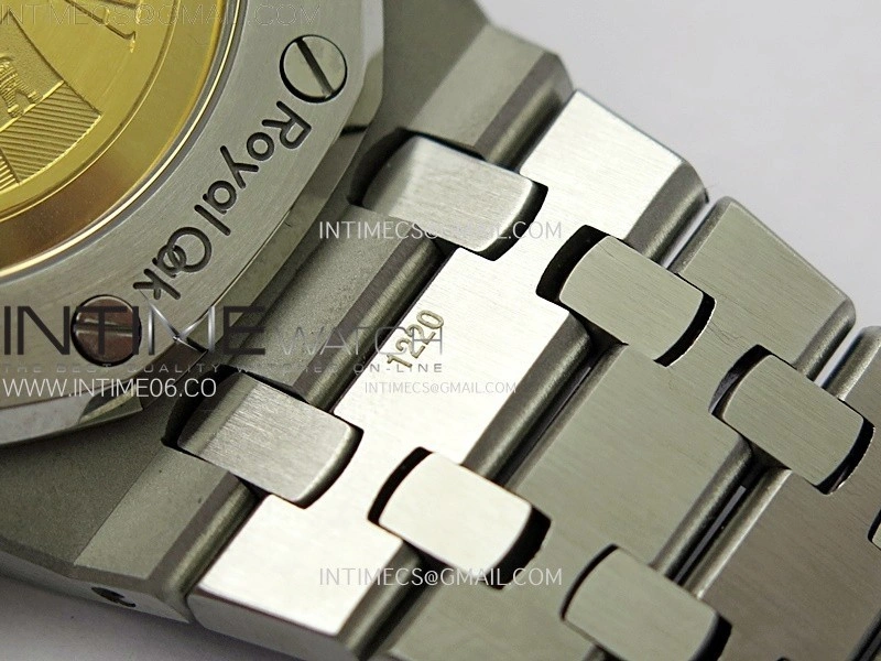 Royal Oak 37mm 15450 SS IPF 1:1 Best Edition Gray Dial on SS Bracelet SA3120 Super Clone