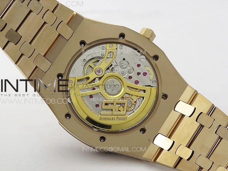 Royal Oak 39mm 16202 50th RG ZF 1:1 Best Edition Gray Textured Dial on SS Bracelet A7121
