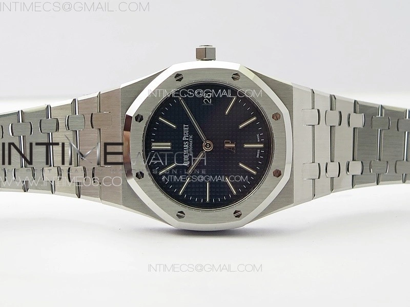 Royal Oak 39mm 16202 50th SS ZF 1:1 Best Edition Blue Textured Dial on SS Bracelet A7121