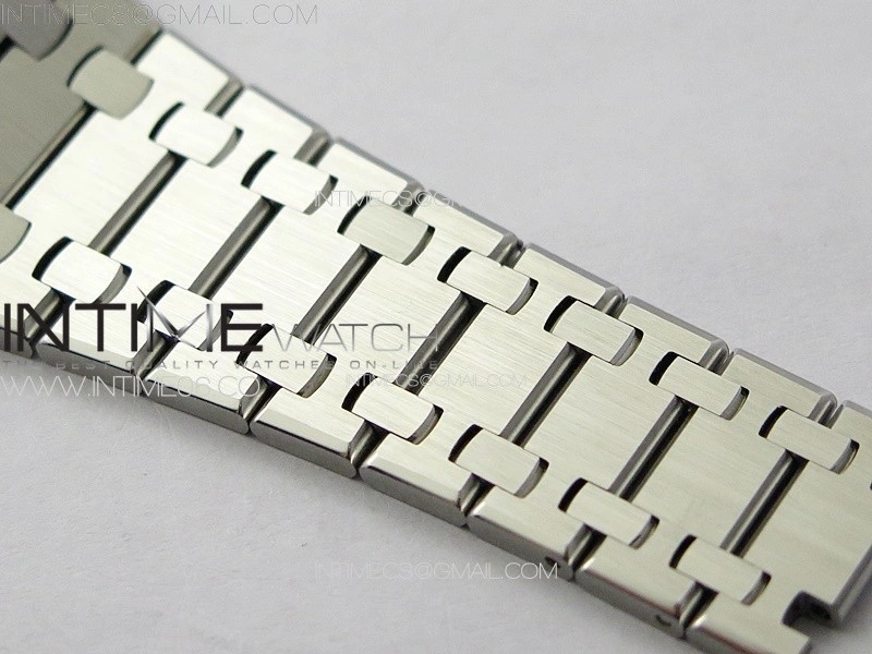 Royal Oak 39mm 16202 50th SS ZF 1:1 Best Edition Blue Textured Dial on SS Bracelet A7121