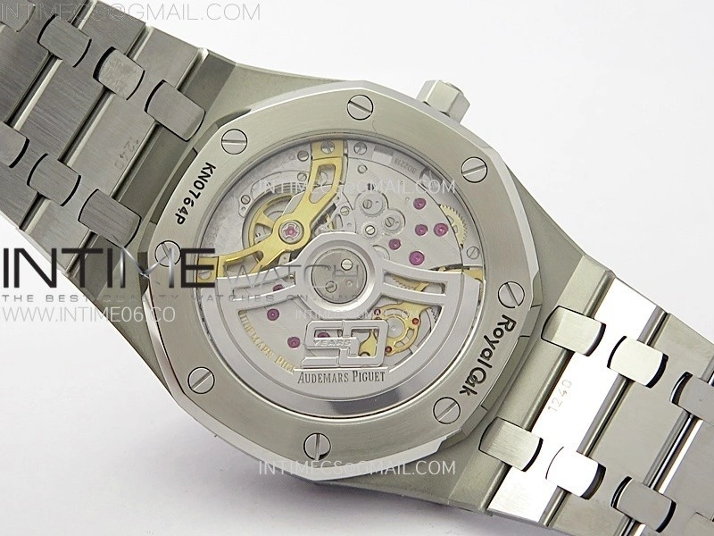 Royal Oak 39mm 16202 50th SS ZF 1:1 Best Edition Blue Textured Dial on SS Bracelet A7121