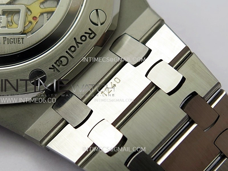 Royal Oak 39mm 16202 50th SS ZF 1:1 Best Edition Blue Textured Dial on SS Bracelet A7121