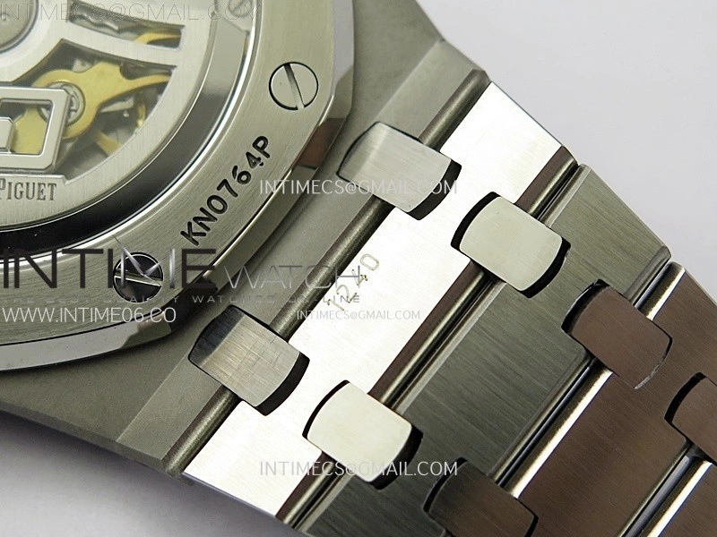 Royal Oak 39mm 16202 50th SS ZF 1:1 Best Edition Blue Textured Dial on SS Bracelet A7121