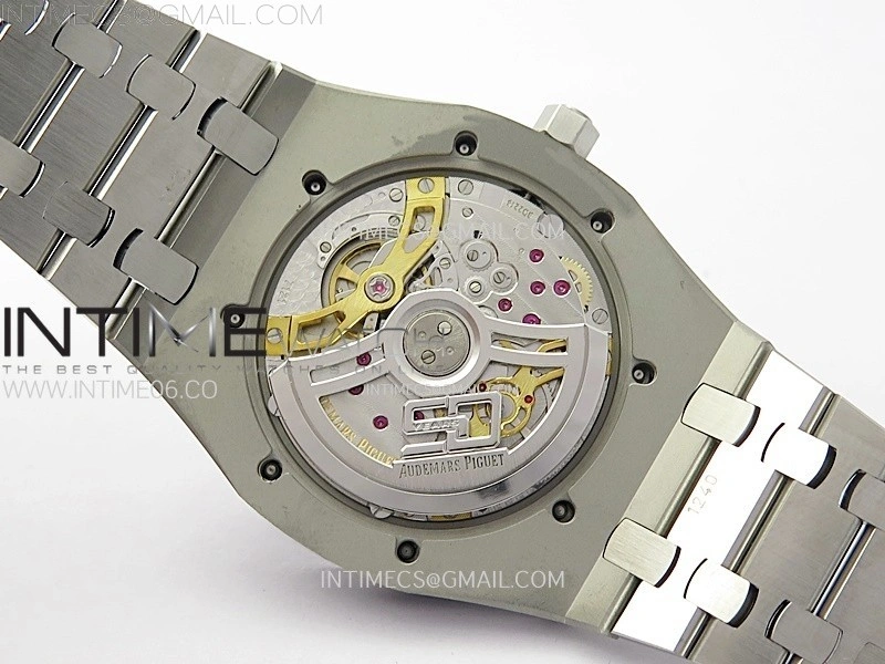 Royal Oak 39mm 16202 50th SS ZF 1:1 Best Edition Blue Textured Dial on SS Bracelet A7121