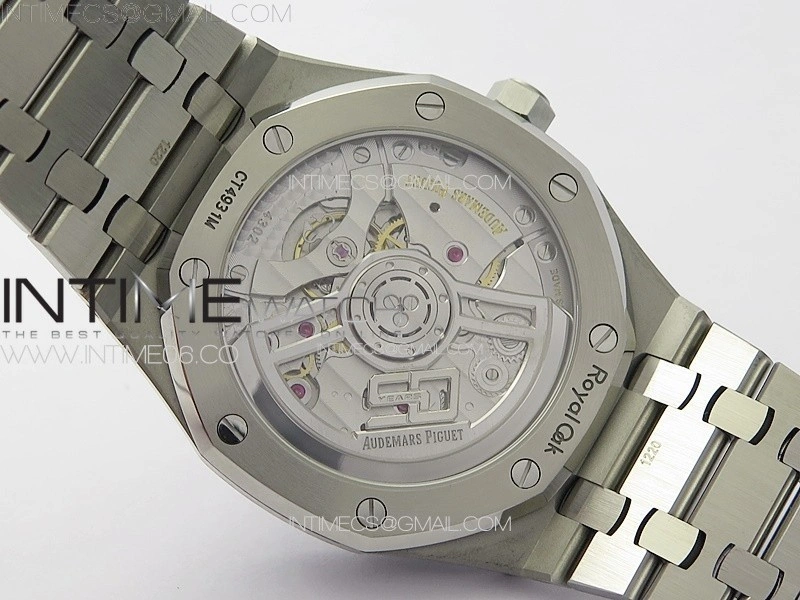 Royal Oak 41mm 15510 50th SS ZF 1:1 Best Edition Gray Textured Dial on SS Bracelet A4302