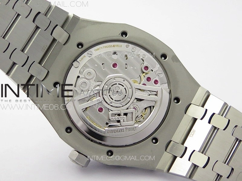 Royal Oak 41mm 15510 50th SS ZF 1:1 Best Edition Gray Textured Dial on SS Bracelet A4302