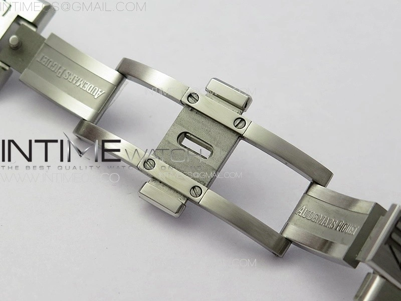 Royal Oak 41mm Complicated 26574 SS APSF1:1 Best Edition Black Dial on SS Bracelet A5134