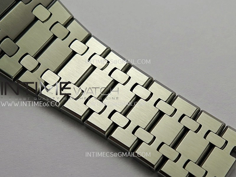 Royal Oak 41mm Complicated 26574 SS BBS Best Edition Burgundy Dial On SS Bracelet A5134