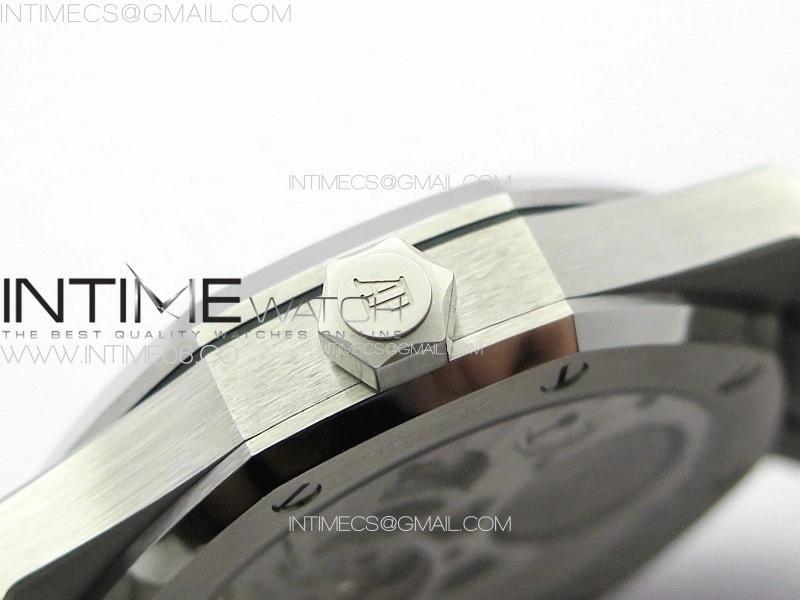 Royal Oak 41mm Tourbillon SS T Crystal Bezel BBS Best Edition Black Dial on SS Bracelet