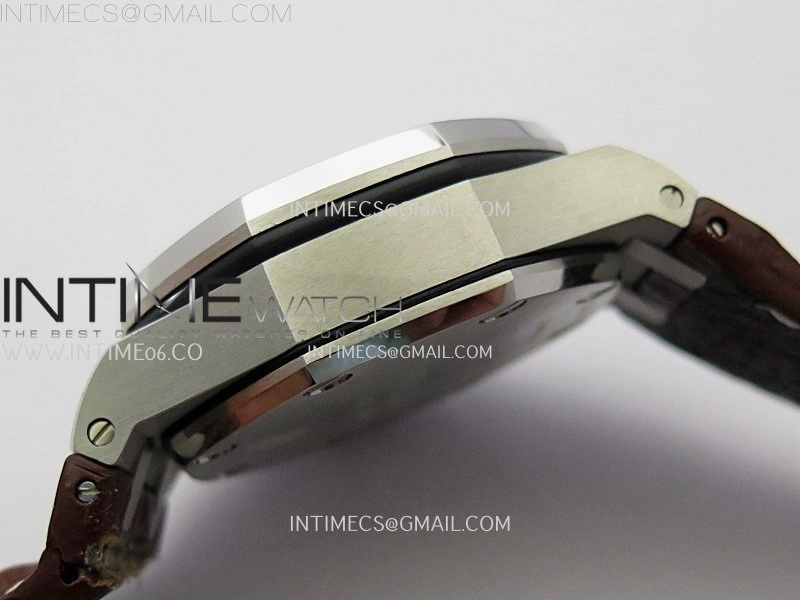Royal Oak Offshore 42mm Safari TKF Best Edition White Dial on Brown Leather Strap A7750