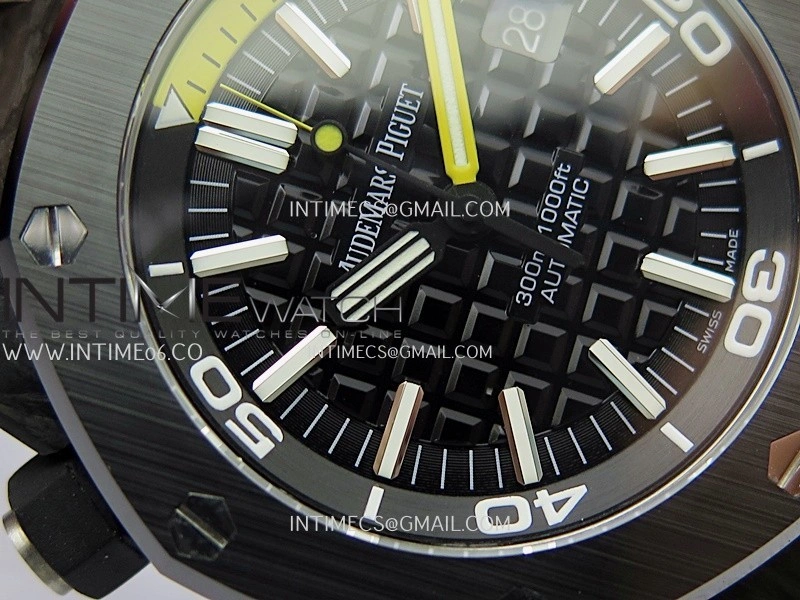 Royal Oak Offshore Diver 15706 Forged Carbon APSF 1:1 Best Edition On SA3120 Super Clone
