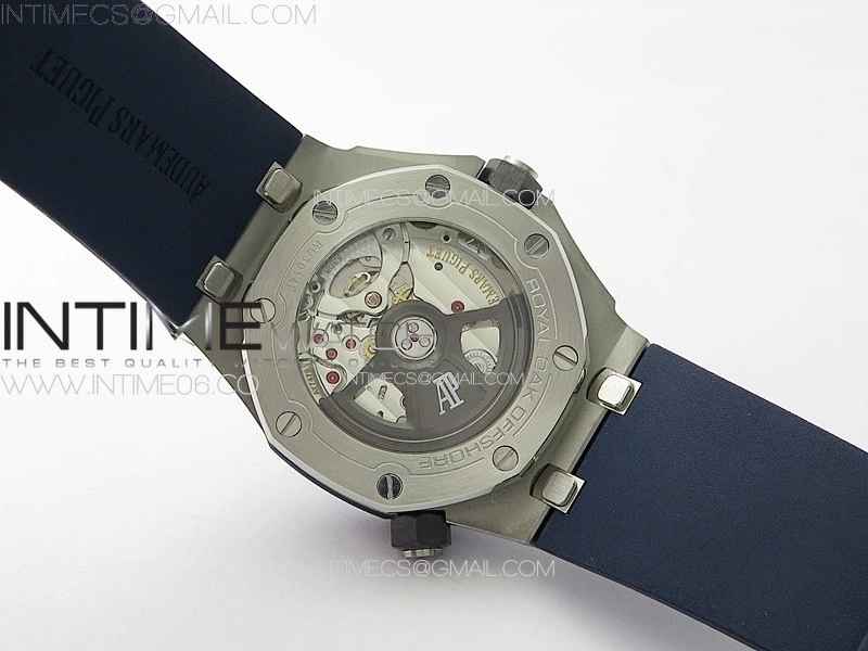 Royal Oak Offshore Diver 15720 IPF 1:1 Best Edition Blue Dial on Blue Rubber Strap A4308