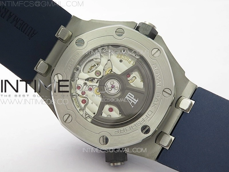 Royal Oak Offshore Diver 15720 IPF 1:1 Best Edition Blue Dial on Blue Rubber Strap A4308