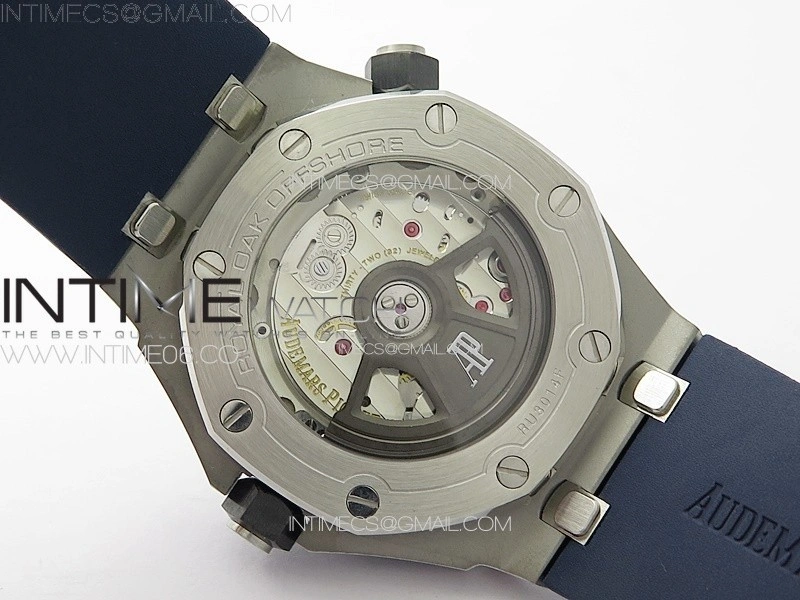 Royal Oak Offshore Diver 15720 IPF 1:1 Best Edition Blue Dial on Blue Rubber Strap A4308