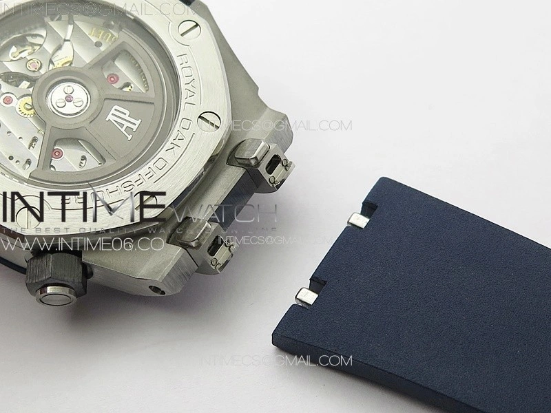 Royal Oak Offshore Diver 15720 IPF 1:1 Best Edition Blue Dial on Blue Rubber Strap A4308