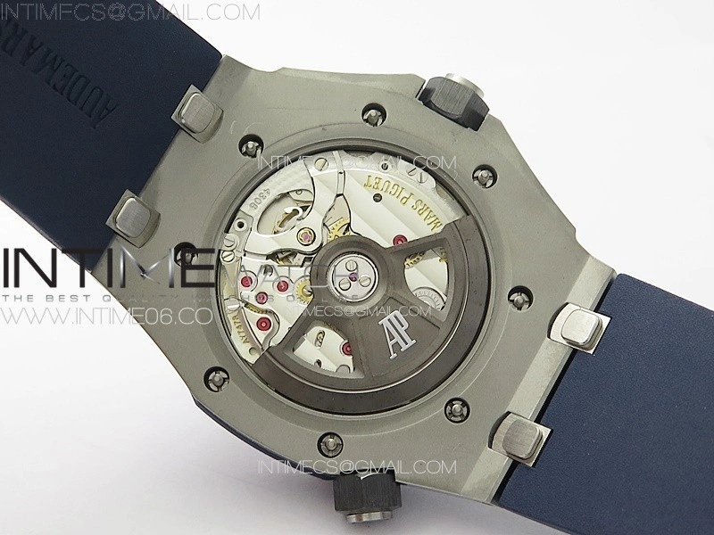 Royal Oak Offshore Diver 15720 IPF 1:1 Best Edition Blue Dial on Blue Rubber Strap A4308