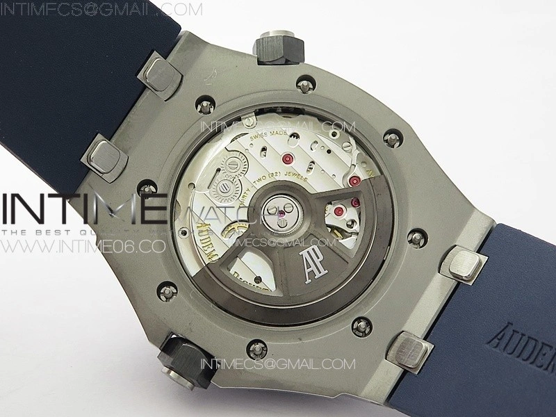 Royal Oak Offshore Diver 15720 IPF 1:1 Best Edition Blue Dial on Blue Rubber Strap A4308