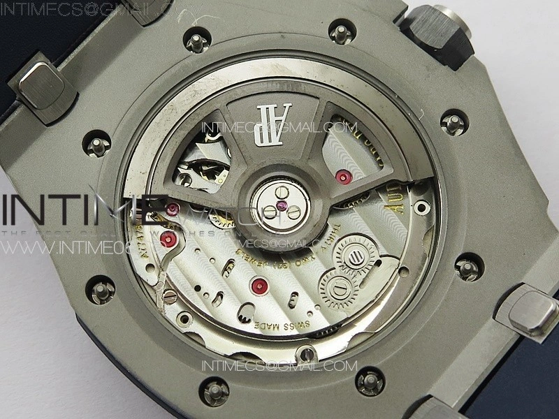Royal Oak Offshore Diver 15720 IPF 1:1 Best Edition Blue Dial on Blue Rubber Strap A4308
