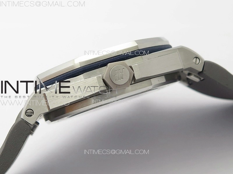 Royal Oak Offshore Diver 15720 IPF 1:1 Best Edition Gray Dial on Gray Rubber Strap A4308