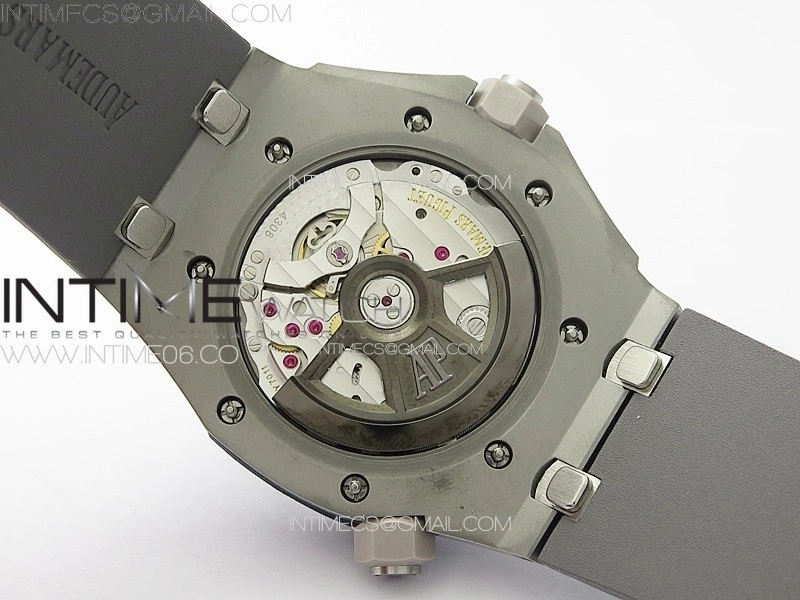 Royal Oak Offshore Diver 15720 IPF 1:1 Best Edition Gray Dial on Gray Rubber Strap A4308