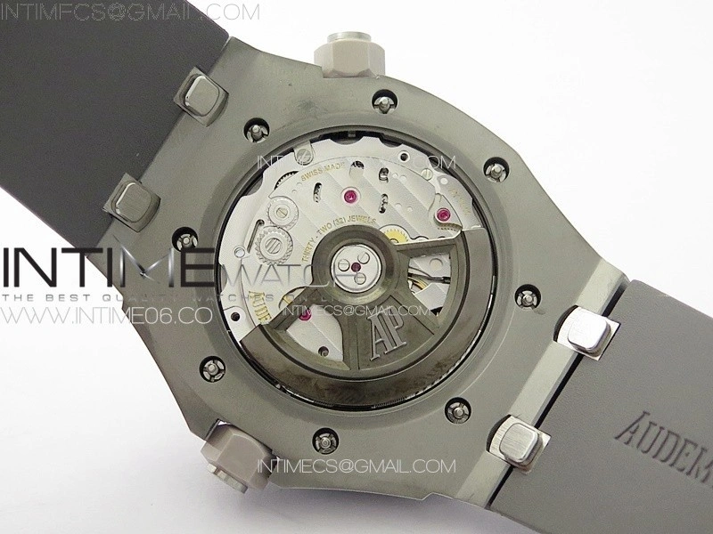 Royal Oak Offshore Diver 15720 IPF 1:1 Best Edition Gray Dial on Gray Rubber Strap A4308