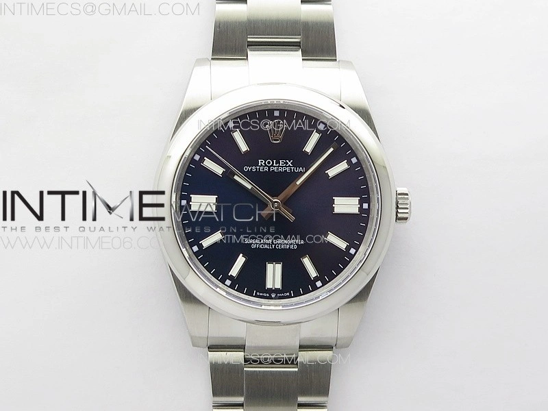 Oyster Perpetual 41mm 124300 904L Steel GMF 1:1 Best Edition Blue Dial on SS Bracelet VR3230 V2