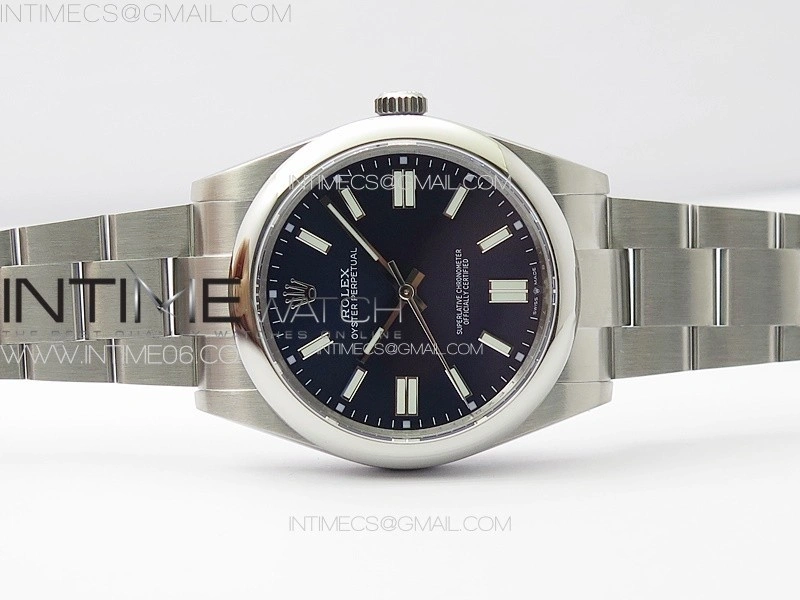 Oyster Perpetual 41mm 124300 904L Steel GMF 1:1 Best Edition Blue Dial on SS Bracelet VR3230 V2