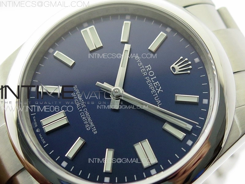 Oyster Perpetual 41mm 124300 904L Steel GMF 1:1 Best Edition Blue Dial on SS Bracelet VR3230 V2