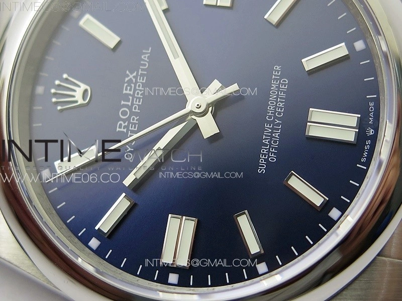 Oyster Perpetual 41mm 124300 904L Steel GMF 1:1 Best Edition Blue Dial on SS Bracelet VR3230 V2