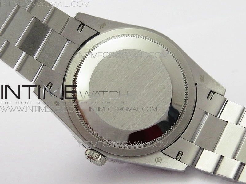 Day-Date 36 128239 SS Crystal BP Best Edition Black MOP Crystal Markers Dial on SS President Bracelet A2836