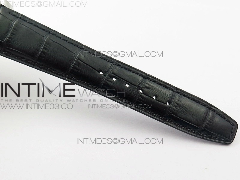 Portuguese Real PR Real Annual Calendar IW503502 AZF 1:1 Best Edition Blue Dial on Black Leather Strap A52850