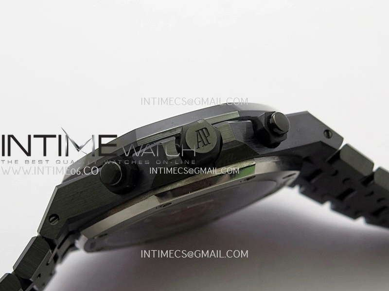 Royal Oak Chrono 26240 Real Ceramic DDF 1:1 Best Edition Black Dial On Ceramic Bracelet Super Clone DD4401