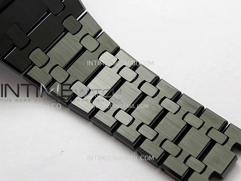 Royal Oak Chrono 26240 Real Ceramic DDF 1:1 Best Edition Black Dial On Ceramic Bracelet Super Clone DD4401