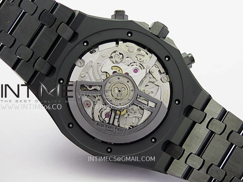 Royal Oak Chrono 26240 Real Ceramic DDF 1:1 Best Edition Black Dial On Ceramic Bracelet Super Clone DD4401