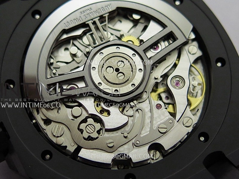 Royal Oak Chrono 26240 Real Ceramic DDF 1:1 Best Edition Black Dial On Ceramic Bracelet Super Clone DD4401
