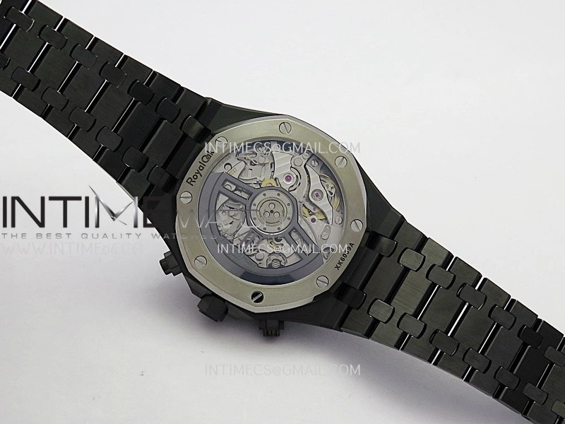 Royal Oak Chrono 26240 Real Ceramic DDF 1:1 Best Edition Black Dial On Ceramic Bracelet Super Clone DD4401