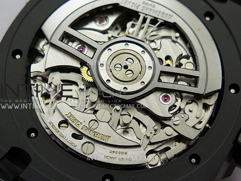 Royal Oak Chrono 26240 Real Ceramic DDF 1:1 Best Edition Black Dial On Ceramic Bracelet Super Clone DD4401