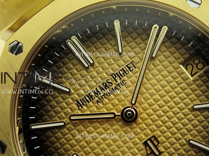 Royal Oak 39mm 16202 50th YG ZF 1:1 Best Edition YG Smoked Dial On YG Bracelet A7121