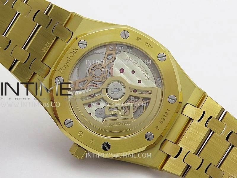 Royal Oak 39mm 16202 50th YG ZF 1:1 Best Edition YG Smoked Dial On YG Bracelet A7121