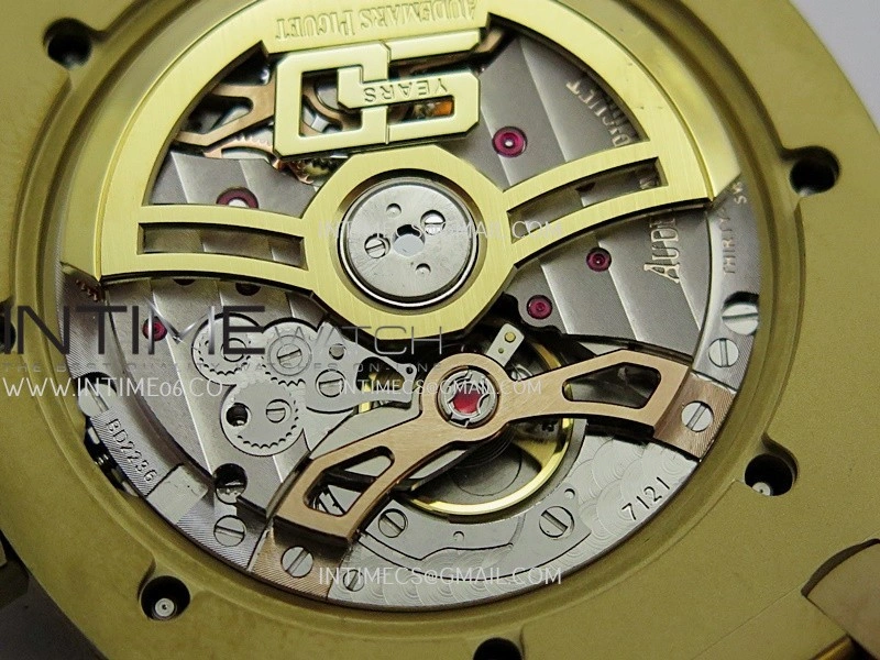 Royal Oak 39mm 16202 50th YG ZF 1:1 Best Edition YG Smoked Dial On YG Bracelet A7121