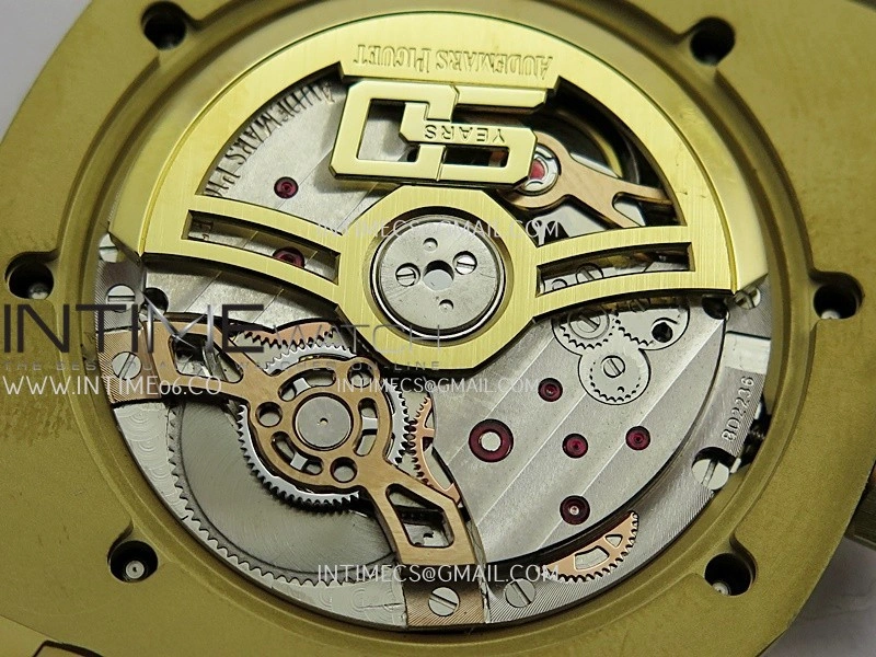 Royal Oak 39mm 16202 50th YG ZF 1:1 Best Edition YG Smoked Dial On YG Bracelet A7121