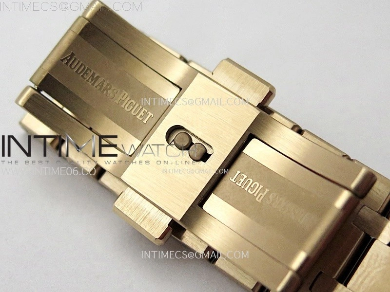 Royal Oak 41mm Complicated 26574 RG BBS Best Edition Blue Dial on RG Bracelet A5134