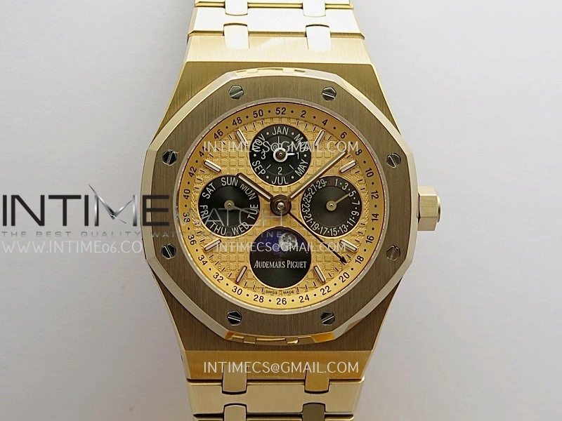 Royal Oak 41mm Complicated 26574 RG BBS Best Edition Gold Dial on RG Bracelet A5134