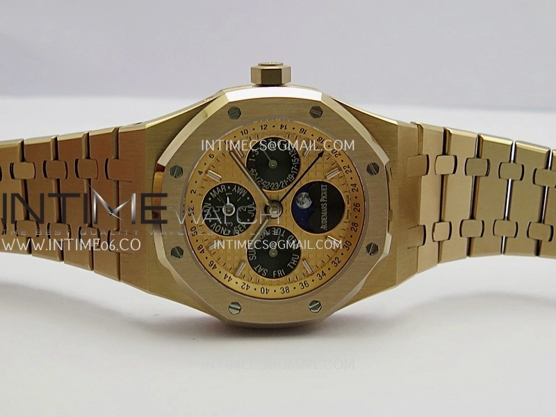 Royal Oak 41mm Complicated 26574 RG BBS Best Edition Gold Dial on RG Bracelet A5134