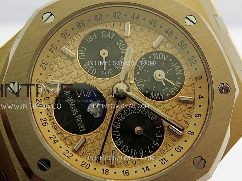 Royal Oak 41mm Complicated 26574 RG BBS Best Edition Gold Dial on RG Bracelet A5134